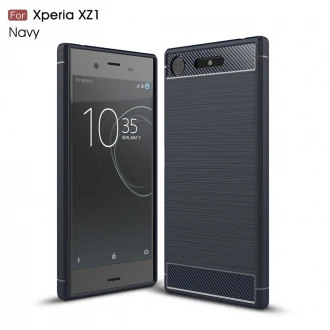 C-style armor case Sony Xperia XZ1 blå