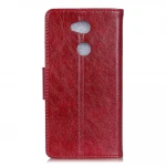Klassisk læder cover Sony xperia L2 rød