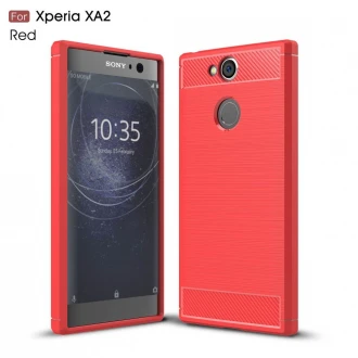C-style armor cover til Sony xperia XA2 rød