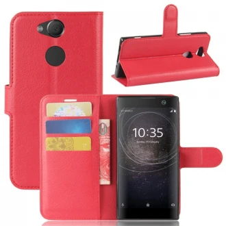 Vilo flip cover til Sony xperia XA2 rød