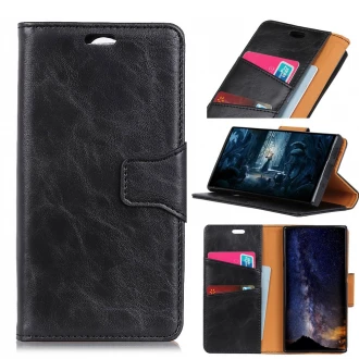 Elegant læder cover til Sony Xperia XZ3 sort