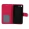 SONY XPERIA M5 læder pung cover, rosa Mobiltelefon tilbehør