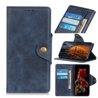 Retro flip etui Sony Xperia L4 blå
