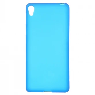 SONY XPERIA E5 cover mat tpu blå