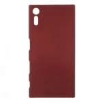til Sony Xperia XZ bag cover hard rub rød