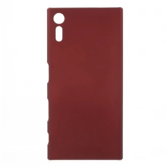 til Sony Xperia XZ bag cover hard rub rød