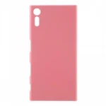 til Sony Xperia XZ bag cover hard rub pink