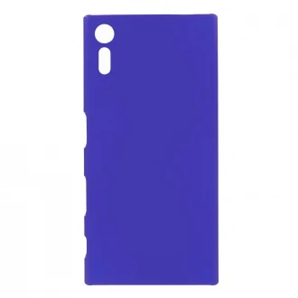 til Sony Xperia XZ bag cover hard rub mørkeblå