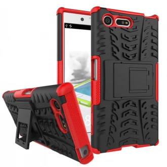 Sony Xperia X Compact bagcover hybrid rød