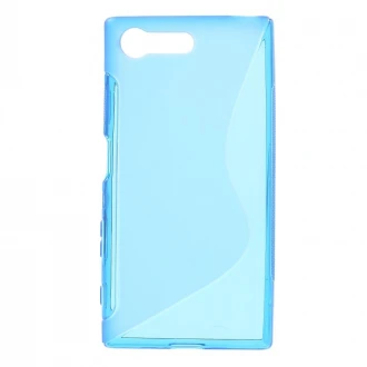 Sony Xperia X Compact bagcover tpu s-line blå