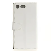 Flip cover Sony Xperia XZ premium med lommer hvid Mobilcovers