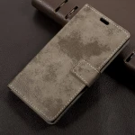 Sony Xperia L1 flip cover i retro stil khaki