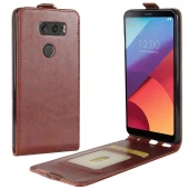 Vertikal flip cover LG V30 brun