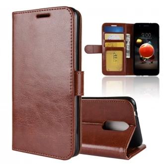 Vilo flip cover til LG K8/K9 2018 brun