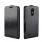 sort Vertikal flip cover LG K8 / K9 (2018) Mobil tilbehør