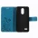 LG K8/K9 (2018) blå cover med mønster Mobil tilbehør