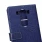 LG V10 læder cover med alligator mønstrer, mørkeblå Mobiltelefon tilbehør