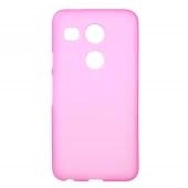 LG NEXUS 5X cover mat tpu rosa