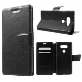 LG G5 læder cover med lommer, sort
