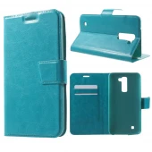 LG K10 cover m kort lommer blå
