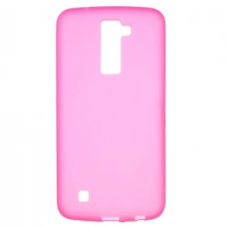 LG K10 cover mat tpu rosa