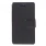 LG K4 læder cover med lommer sort, Mobiltelefon tilbehør