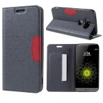 LG G5 line læder cover, grå