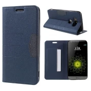 LG G5 line læder cover blå, Mobiltelefon tilbehør