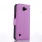 LG K4 cover - etui m lommer w-line lilla Mobiltelefon tilbehør