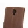 Til LG X Screen mocca etui i vintage stil Mobiltelefon tilbehør