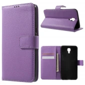 LG X Screen etui med lommer lilla