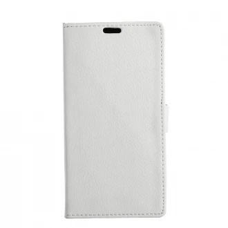Til LG K8 2017 flip cover med lommer hvid