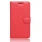 LG K10 2017 klassisk flip cover rød Mobilcovers
