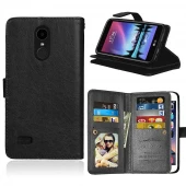 LG K4 2017 cover med multi lommer sort