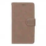 Vintage læder flip cover LG K10 2017 khaki