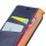 Flip cover ægte læder blå Htc U11 life Mobilcovers