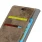 Htc U12 Life khaki cover vintage stil Mobil tilbehør