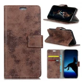 Htc U12 Life cover vintage stil brun