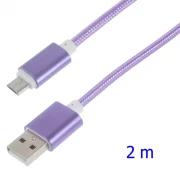 lilla Usb micro kabel 2 meter Leveso.dk Mobil tilbehør