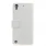 HTC DESIRE 530 læder cover med lommer hvid, Mobiltelefon tilbehør