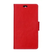 HTC DESIRE 530 læder cover med lommer rød, Mobiltelefon tilbehør
