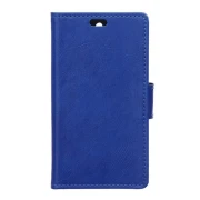 HTC DESIRE 530 læder cover med lommer blå, Mobiltelefon tilbehør