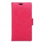 HTC DESIRE 530 læder cover med kort lommer, rosa