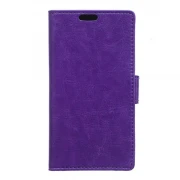 HTC DESIRE 530 læder cover med kort lommer lilla, Mobiltelefon tilbehør