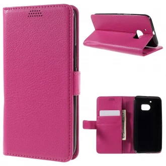 HTC 10 læder pung cover rosa
