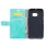 HTC 10 alligator læder cover cyan, Mobiltelefon tilbehør