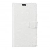 Htc One A9S cover i ægte læder hvid