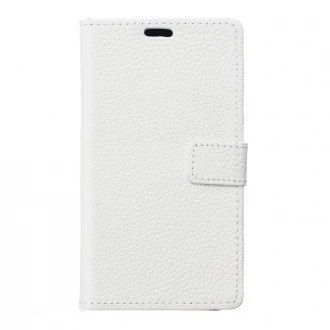 Til Htc One A9S cover i ægte læder hvid