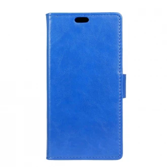 Til Htc One A9S cover med kort lommer blå