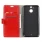 Htc 10 evo rød etui cover med lommer, Find Htc Mobil tilbehør Leveso.dk